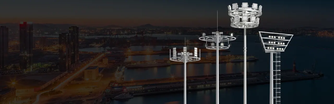 High mast lighting scene from XINTONG's existing product page