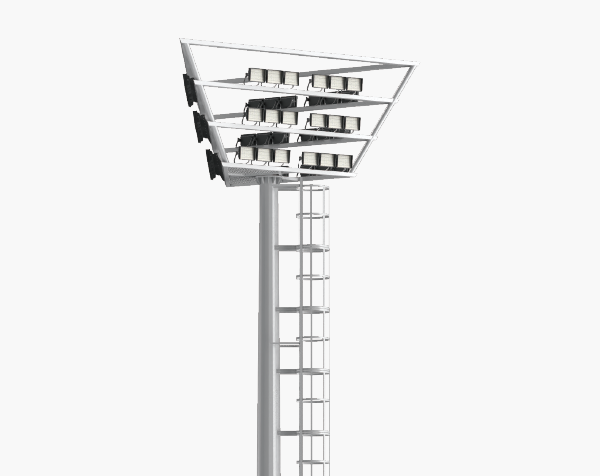 High mast pole image used for the stadium series on the XINTONG site